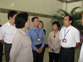 省領(lǐng)導(dǎo)、市領(lǐng)導(dǎo)來我司進(jìn)行視察、指導(dǎo)